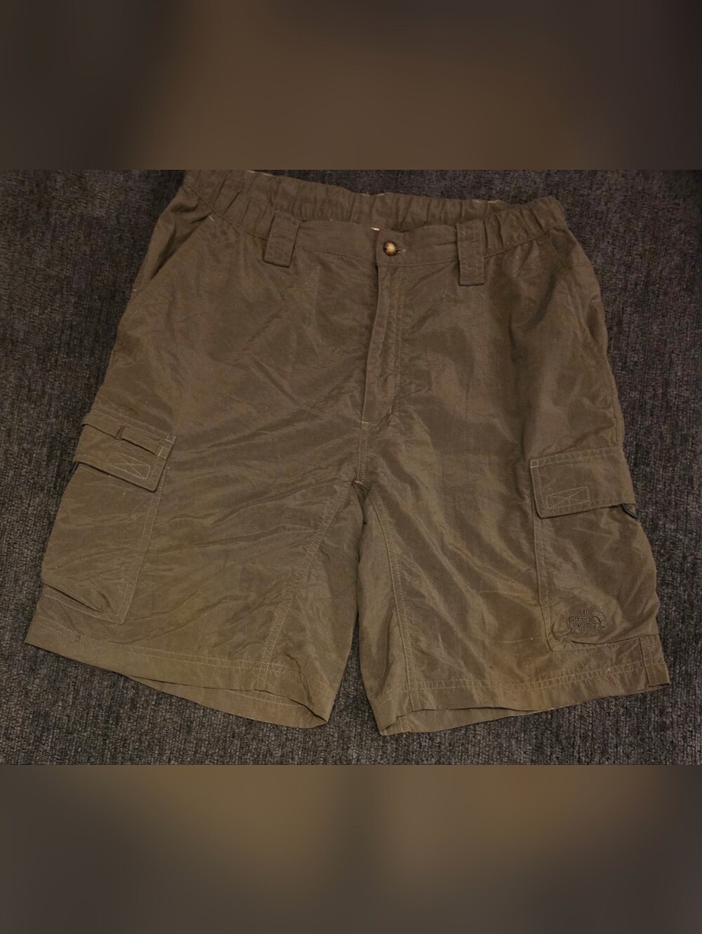 The North Face Olive Green Women's Cargo Shorts. Size M